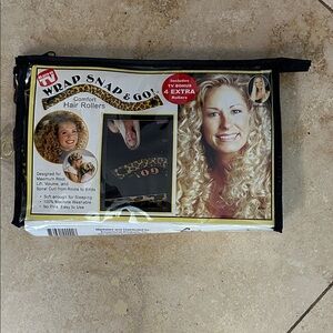 Vintage Wrap Snap n Go Hair Rollers / Curlers • NWT